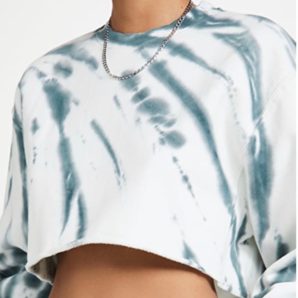 Good American Cropped & Cool Sweatshirt NEW WITH TAGS